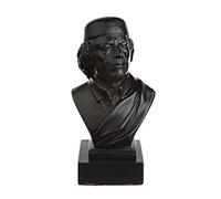 busto statua scultura di pietra del colonnello libico Mu'ammar Gheddafi 11,5 cm