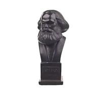 busto statua scultura di pietra del filosofo socialista tedesco Karl Marx 12 cm