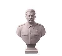busto statua scultura in marmo del capo russo sovietico Iosif Stalin 16 cm