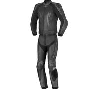 Busto Tormo donna 2 pezzi moto tuta in pelle, nero/antracite, 42