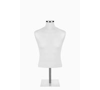 BUSTO UOMO SARTORIALE CORTO MANICHINO MASCHILE CROMO Bianco