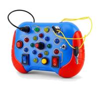 Busy Activity Gamepad Board for Seniors, Interactive Sensory Fidget Panel