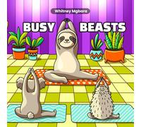 Busy Beasts: Cute Animals with Jobs in Relaxing Cozy Scenes, Mindfulness Coloring Book for Adults and Teens, Bold and Easy Coloring for Stress Relief