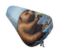 Busy Beaver - Coprisella per bicicletta, impermeabile, antipolvere, morbido, con coulisse, per uomini e donne