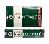 Busy Bits Golden Nag - Bastoncini di incenso Agarbathi, nag patchouli, confezione da 180 g