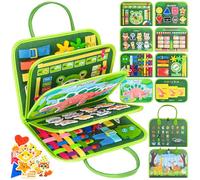 Busy Board - Giocattoli Montessori, libri di attività educative silenziose e giocattoli da viaggio per bambini