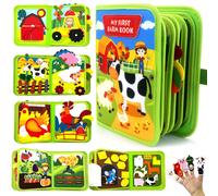 Busy Board Libro Montessori Interattivo 1 Anno Quiet Book sensoriale educativo