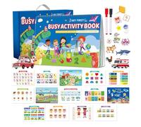 Busy Book for Kids, Preschool Learning Workbook, Sensory Activity Book, Educational Kids Workbook, Toddler Learning Activities, Travel Busy Book, Early Learning Workbook, Interactive Kids Workbook