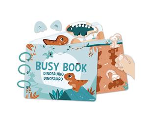 Busy-book Janod Dino in cartone (spagnolo/italiano)