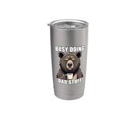Busy Doing Dad Stuff Bicchiere termico in acciaio inox doppia parete