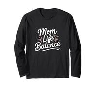 Busy Mom Life Balance Parenting Maglia a Manica
