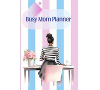 Busy Mom Life Planner - Elegant Pink & Blue Organizer for Jack & Jill Moms | Compact Hardcover 6 x 9 Size | Perfect “Up the Hill” Gift | 1938 New Member Keepsake