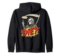 But Did You Die Funny Halloween Fitness Military Felpa con Cappuccio