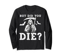 But Did You Die Funny Halloween Fitness Military Maglia a Manica