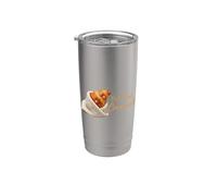But First, Croissants - Cute Croissant Pun Bicchiere termico in acciaio inox doppia parete