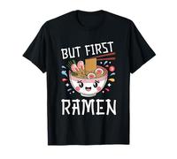 But First Ramen Giapponese Pasta Bowl Manga Otaku Neko Maglietta