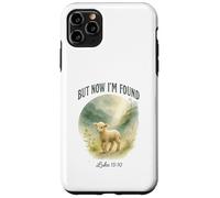 But Now I’m Found Luke 15:10 Watercolor Lamb Christian Custodia per iPhone 11 Pro Max