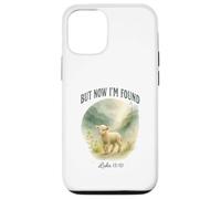 But Now I’m Found Luke 15:10 Watercolor Lamb Christian Custodia per iPhone 12/12 Pro