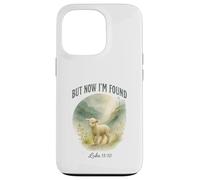 But Now I’m Found Luke 15:10 Watercolor Lamb Christian Custodia per iPhone 13 Pro