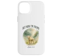 But Now I’m Found Luke 15:10 Watercolor Lamb Christian Custodia per iPhone 14 Plus