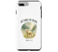 But Now I’m Found Luke 15:10 Watercolor Lamb Christian Custodia per iPhone 7 Plus/8 Plus