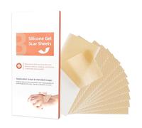 BUTBU Fogli Cicatriziali in Silicone,10 Pezzi Cerotti Silicone Cicatrici 4x7.5cm, Ammorbidiscono Tutte Le Cicatrici, Per Adatti Per Interventi Chirurgici, Ustioni, Acne, Parto Cesareo