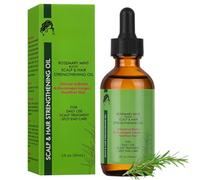 BUTBU Olio di Rosmarino per Capelli, 100% Puro Biologico Naturale Essential Oil, Riduzione Della Caduta dei Capelli, Stimolano la Crescita dei Capelli, Per Capelli, Sopracciglia, Ciglia -60ML