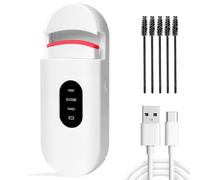 BUTBU Piegaciglia Elettrico, 3 Modalità di Calore con Ricarica USB, l'arricciatura Naturale Delle Ciglia, Strumento Professionale per il Trucco, Si Adatta a Tutte le Forme di Occhi