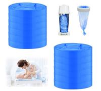BUTBU Ricarica Mangiapannolini, 12 Pezzi Pannolino Sacchetti di Ricarica, Antiodore Inodore Addensata, Eccellente Sigillatura, Compatibile con Tommee Tippee, Litter Locker, LittyCat, Chicco- Blu