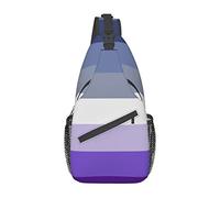 Butch Borsa a tracolla con bandiera dell'orgoglio lesbico, borsa a tracolla casual a tracolla da escursionismo zaino a tracolla a tracolla zaino da viaggio per uomo donna