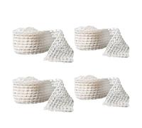 Butcher Meat Netting - Elastic Food Grade Twine Roll, Sturdy Polyester Mesh | 4 Rolls Including 1m And 2m Sizes, Heavy Duty Net for Ham Poultry Beef Sausage Cooking Preparation Kitchen Packagi