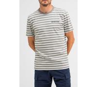 Butcher of Blue Classic Stripe Butcher Tee Lt. Seal Grey Taglia: S | T-shirt stampate Outlet | Uomo | Grigio