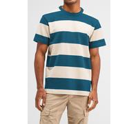 Butcher of Blue Gaspard Loose Bold Stripe Tee Lapis Blue Taglia: S | T-shirt stampate Outlet | Uomo | Blu