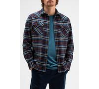 Butcher of Blue Lanton Western Check Shirt Pascha Purple Taglia: S | Camicie Casual Outlet | Uomo | Viola