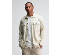 Butcher of Blue Phil Jersey Overshirt Beige Grey Vd Taglia: S | Camicie Casual Outlet | Uomo | Marrone