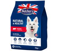 BUTCHER'S Natural&Healthy Dog Dry con manzo 3 kg