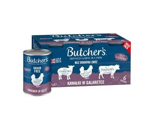 Butcher's gusti misti in gelatina con fegato o rognone