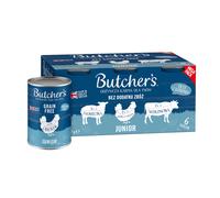 BUTCHER'S Original Junior Recipe in gelatina Mix di gusti 6x400 g bocconcini in gelatina con agnello, pollo e manzo per cuccioli