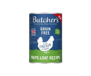 BUTCHER'S Original Tripe cibo per cani, con pollo e rumine, paté 400g