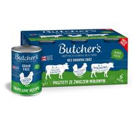 BUTCHER'S Original Tripe Mix gusti con trippa di manzo 6x400 g paté con trippa, pollo e manzo per cani