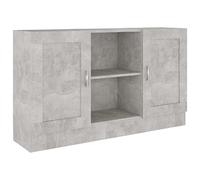 vidaXL Credenza Grigio Cemento 120x30,5x70 cm in Legno Multistrato