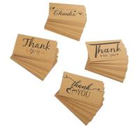 BUTIFULSIC 120 Biglietti di Ringraziamento in Carta Oro Portatili e Leggeri per Messaggi Decorativi per Matrimoni e Occasioni Speciali
