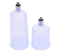 BUTIFULSIC 2 Pezzi Contenitori di Pigmento per Aerografo in Plastica 40ml e 20ml Riutilizzabili e Staccabili per Progetti di Pittura e Materiali Minore Spreco di Vernice