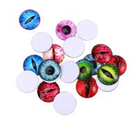 BUTIFULSIC 20 Pezzi Piastrelle Vetro Dome Cabochon Mosaico Semisferiche Resistenti All'acqua e Facili da Incollare per Creazione Gioielli o Accessori come Orecchini e Gemelli Stili multipli