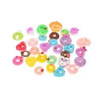 BUTIFULSIC 30 Pezzi Accessori Fai da Te per Decorazione Cover Telefono in Resina Mini Ciambelle Creative e Delicate per Esercitare L'abilità Manuale Stili multipli