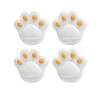 BUTIFULSIC 4 Pezzi Protezione Angoli in Silicone Bianco per Mobili e Scrivania, Set, Prevenzione Urti e Anziani