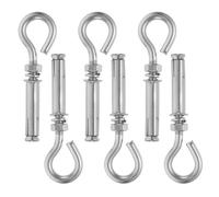 BUTIFULSIC 6 Pezzi Vite di Espansione Gancio in Acciaio Inossidabile 304, Resistente per Uso Interno ed Esterno, per Sospensione a Parete e Soffitto in Ambienti Industriali