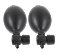 BUTIFULSIC Bulbo in Lattice per Gonfiaggio Manuale 2 Pezzi, Pompa Sfigmomanometro Compatibile per Trazione Cervicale, Cuscino Gonfiabile e Dispositivo Pulizia Nasale, Affidabile e Reattivo