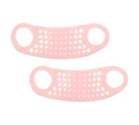 BUTIFULSIC Cintura di Sollevamento Mento Doppio 2 Pezzi in Silicone per Viso a Forma di V, Maschera Viso Lifting Rassodante Versatile per Uso Casa e Viaggio