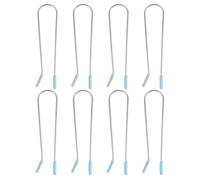 BUTIFULSIC Clip per Bigodini Caldi 1,9 Cm Set da 8 Pezzi, Pinze di Fissaggio per Arricciacapelli Elettrici, Clip a Rullo Azzurro per Styling Chioma, Accessori Versatili per Uso Domestico